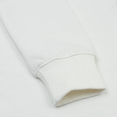 RL Imported Pique Cotton Fleece Zip-up Mockneck (White)