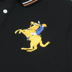 GRDNO Premium Napoleon Cow Boy Polo Shirt Black