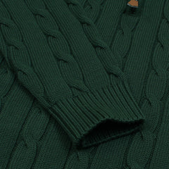 RL Cable Knit Sweater (GREEN)