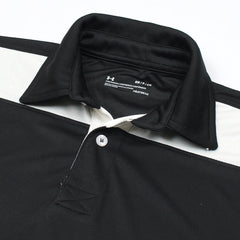 UA PREMIUM MEN'S DRI FIT CLUTH POLO (BLACK)