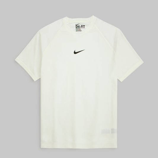 NKE Imported Mesh Shoulder Dri Fit T-Shirt (White)