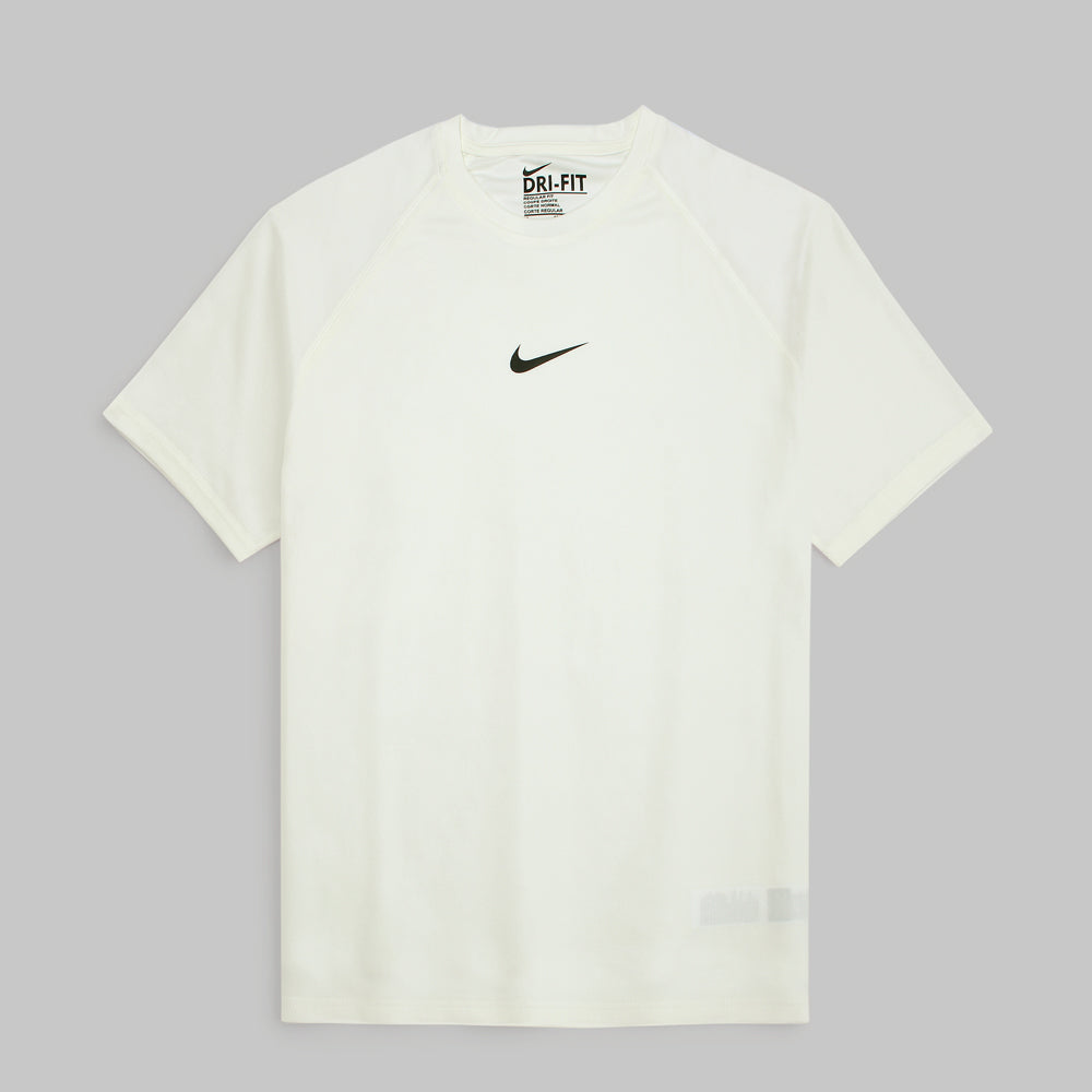 NKE Imported Mesh Shoulder Dri Fit T-Shirt (White)
