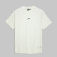 NKE Imported Mesh Shoulder Dri Fit T-Shirt (White)