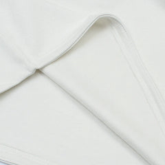 RL Imported Pique Cotton Fleece Zip-up Mockneck (White)