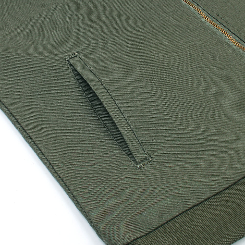 Z.A.R.A Premium Cotton Twill Jacket (Olive Green)