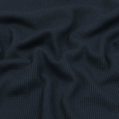 RL PREMIUM MEN'S V NECK BORDER POLO SHIRT (NAVY BLUE)