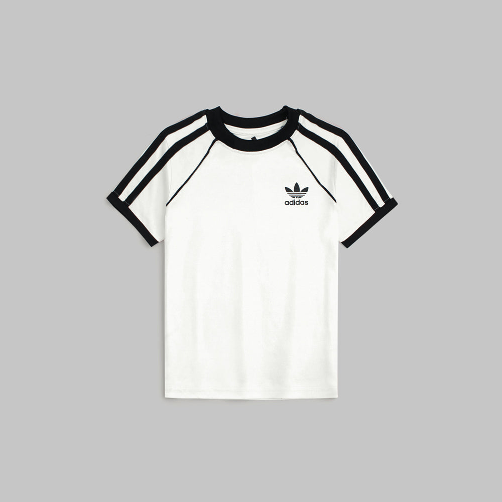 ADDAS PREMIUM KIDS PIPING DRIFIT T SHIRT (WHITE)