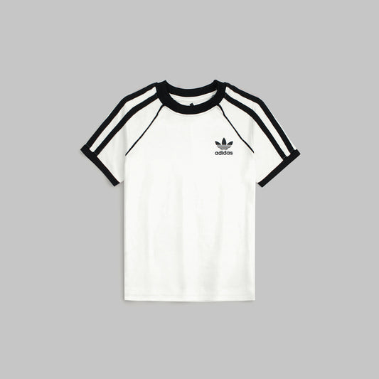 ADDAS PREMIUM KIDS PIPING DRI FIT TWINSET (BLACK & WHITE)