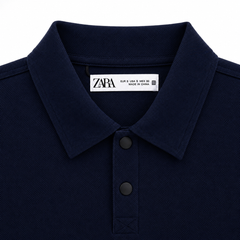 Z.A.R.A MONARCH POLO SHIRT (NAVY BLUE)