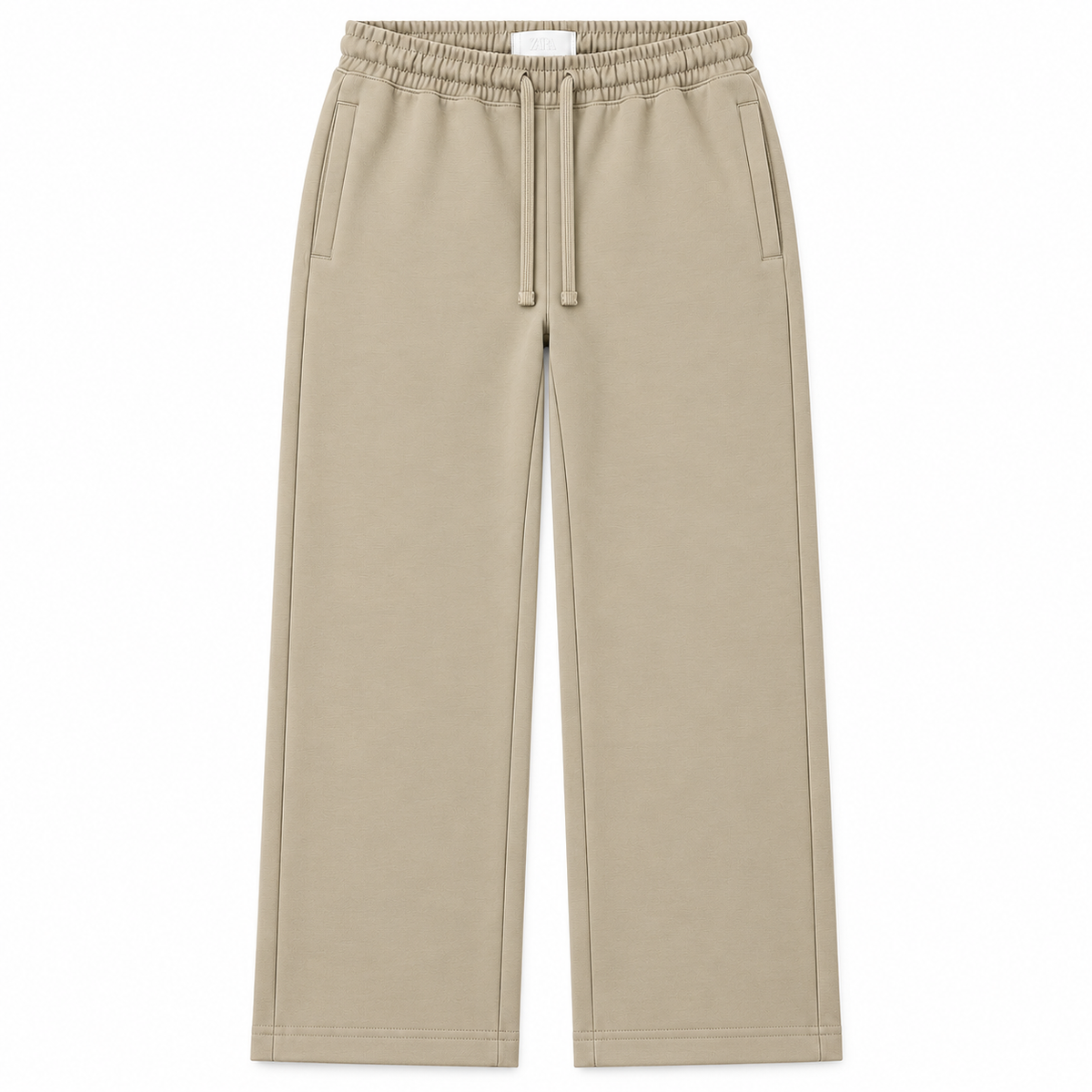 ZR12 PREMIUM INTERLOCK BAGGY FIT TROUSER (KHAKI)