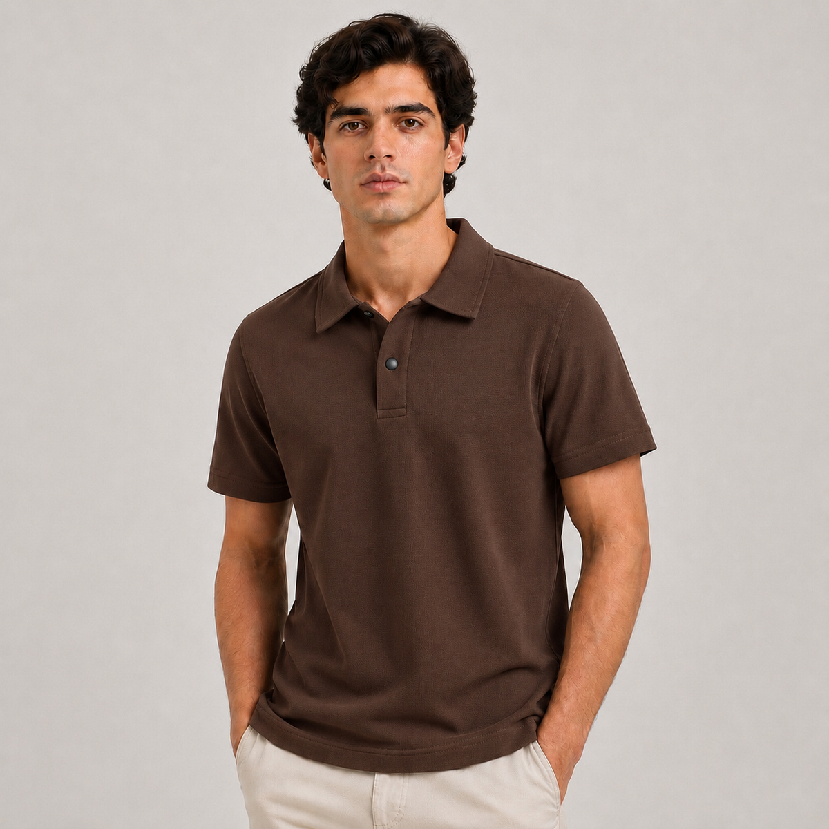 Z.A.R.A MONARCH POLO SHIRT (ESPRESSO BROWN)
