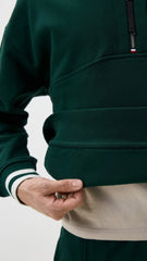 TH HILFIGER PREMIUM MONO TYPE ZIP UP (GREEN)