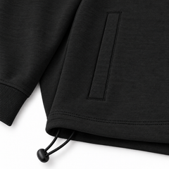 ZR12 PREMIUM INTERLOCK ZIPPER TRACKSUIT (BLACK)