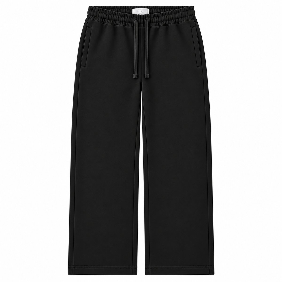 ZR12 PREMIUM INTERLOCK BAGGY FIT TROUSER (BLACK)