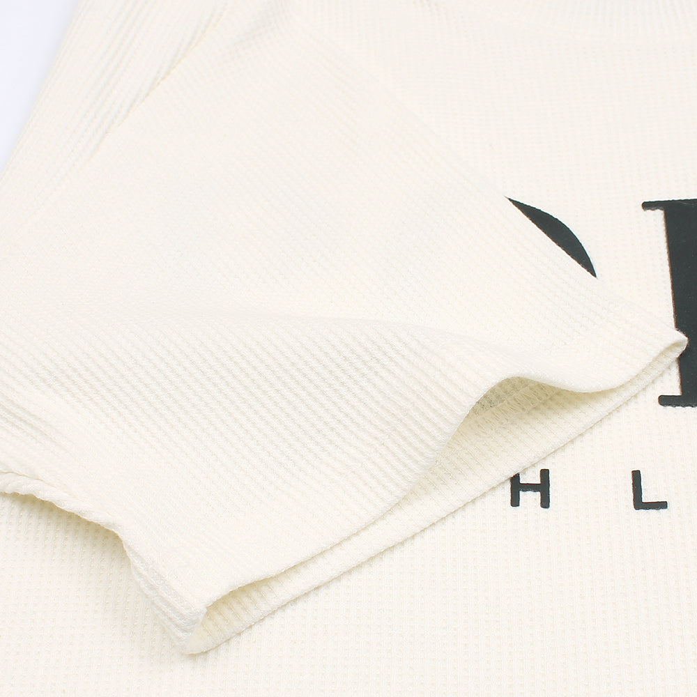 RL PREMIUM OVERSIZED WAFFLE LOGO PONY T-SHIRT (OFF-WHITE)