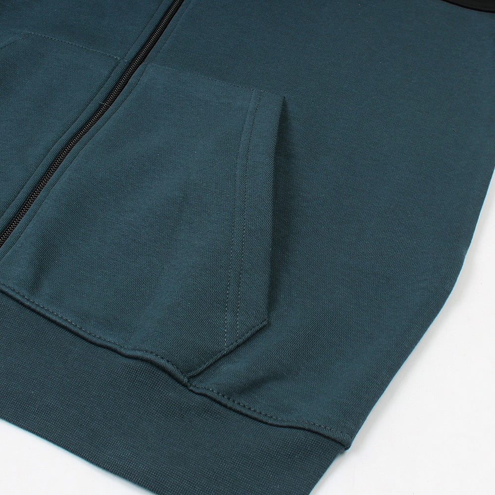 LCSTE Imported Cotton Fleece Tracksuit (Teal&Black)