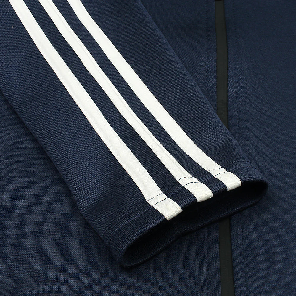 ADDAS Imported Piping-Fleece Tracksuit (Navy Blue)