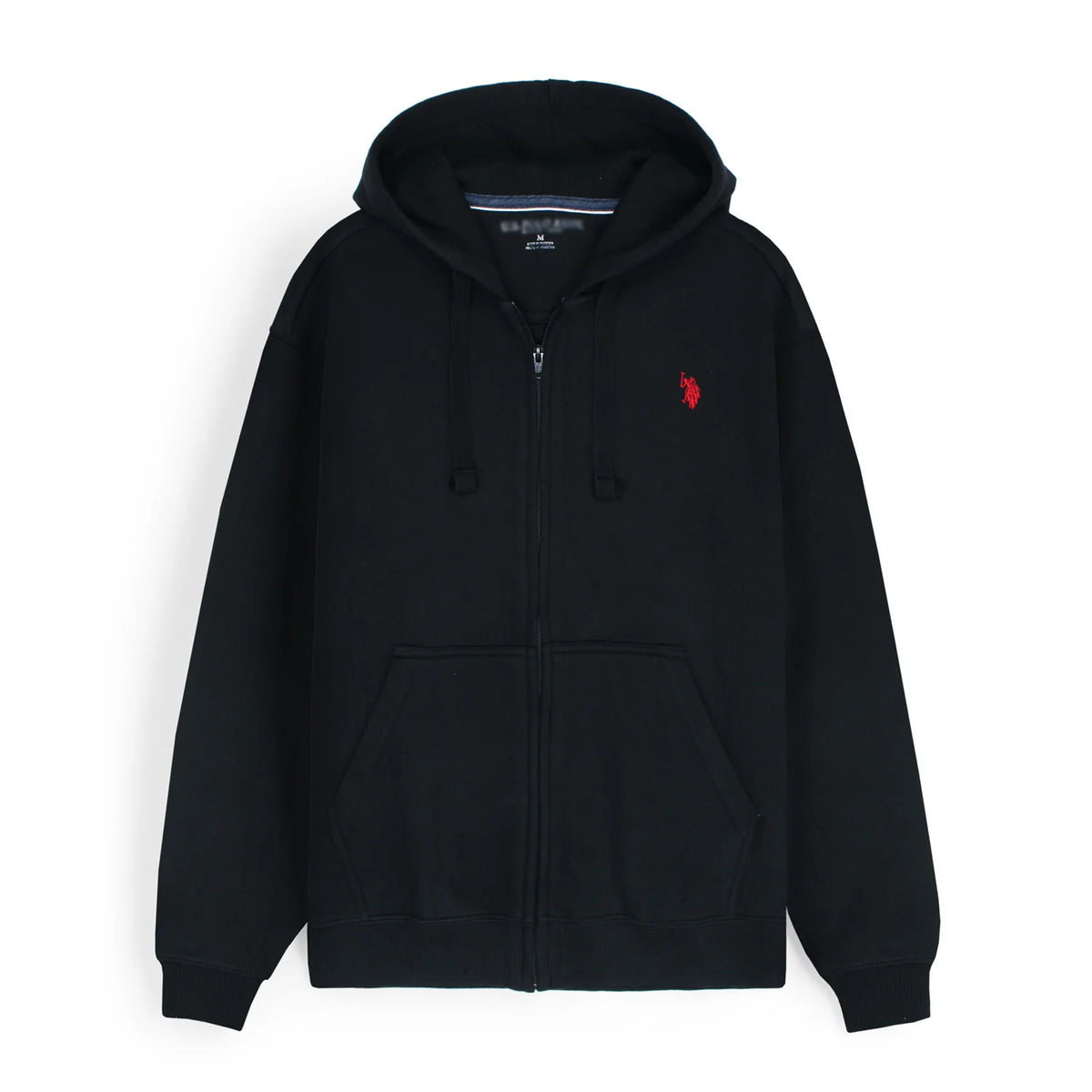 US PLO Original Cotton Fleece Hoddie (Black)