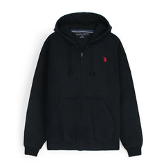 US PLO Original Cotton Fleece Hoddie (Black)