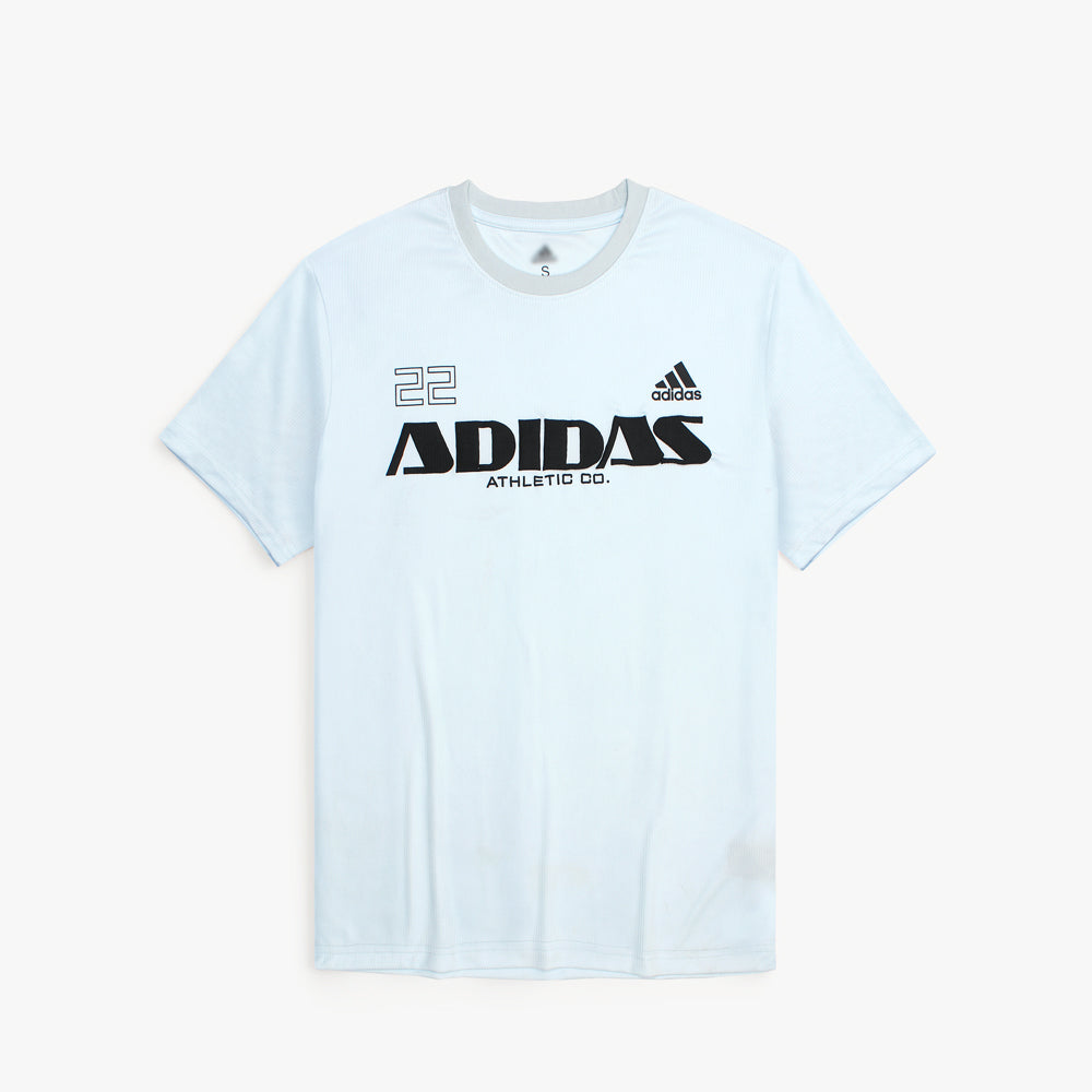 ADDAS PREMIUM ATHLETIC CO. DRI FIT T-SHIRT (SKY BLUE)