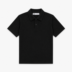 Z.A.R.A MONARCH POLO SHIRT (BLACK)