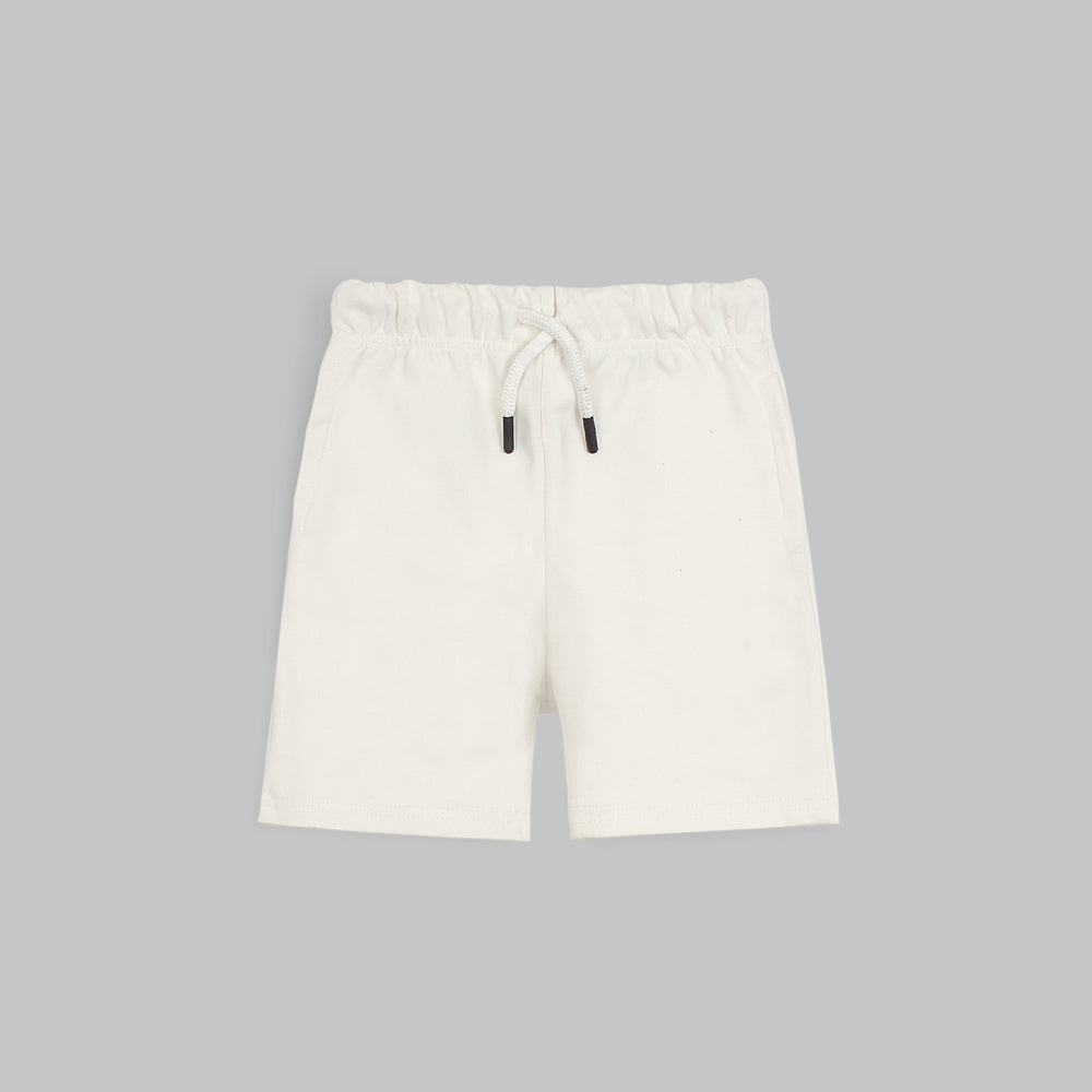 ZR PREMIUM KID'S INTERLOCK SHORT (WHITE)