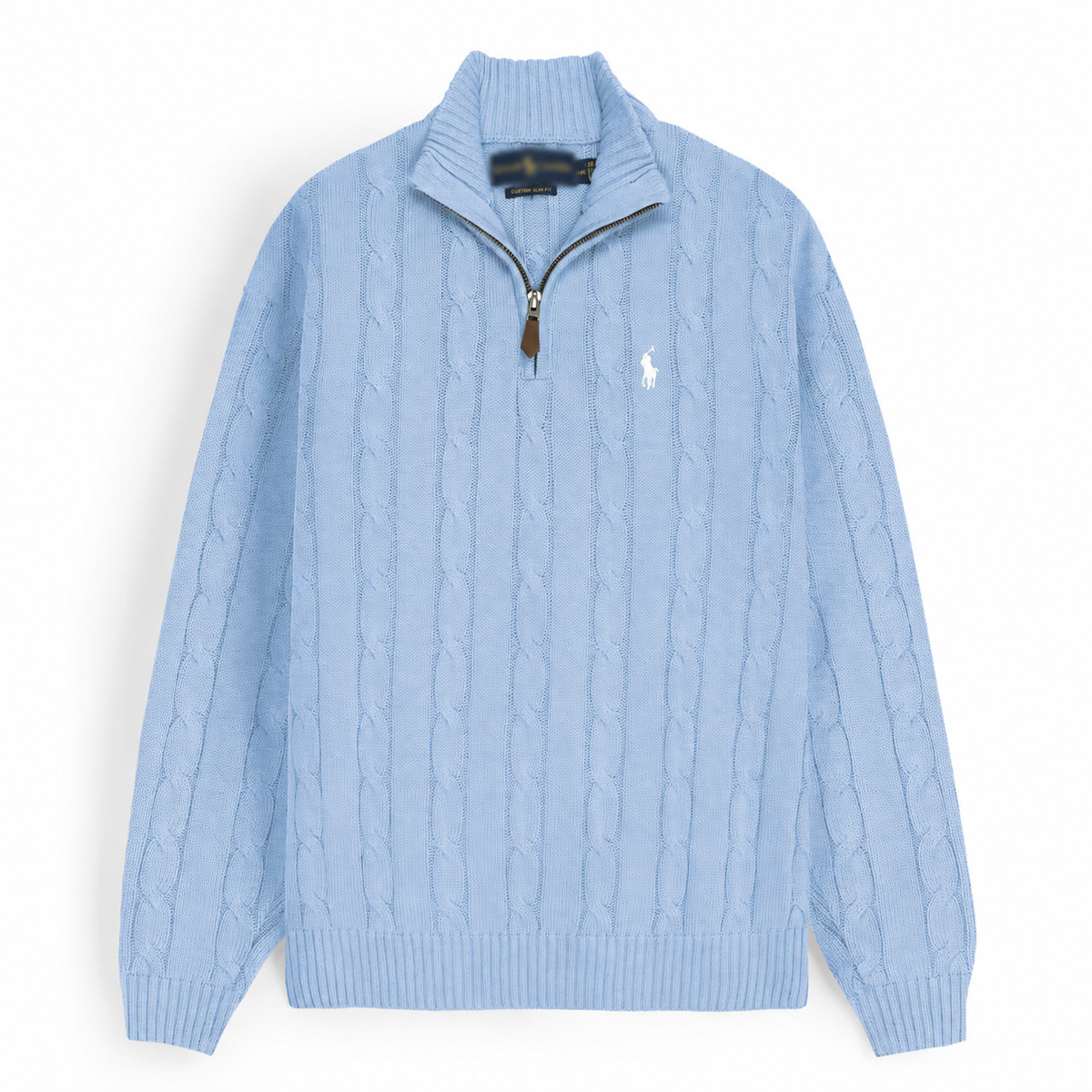 RL Cable Knit Sweater (Sky Blue)