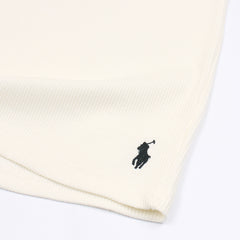 RL PREMIUM OVERSIZED WAFFLE LOGO PONY T-SHIRT (OFF-WHITE)