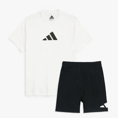 AD12 Premium Lycra Dri-fit Twin Set (White&Black)