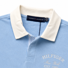 TH12 HILFIGER CONTRAST COLLAR POLO SHIRT (SKY)