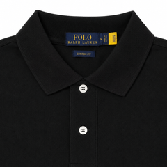 RL SMALL PONY MULTI HORSE COTTON PIQUE POLO SHIRT (BLACK)