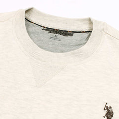 US PLO Original Cotton Fleece Sweatshirt (Off-White)