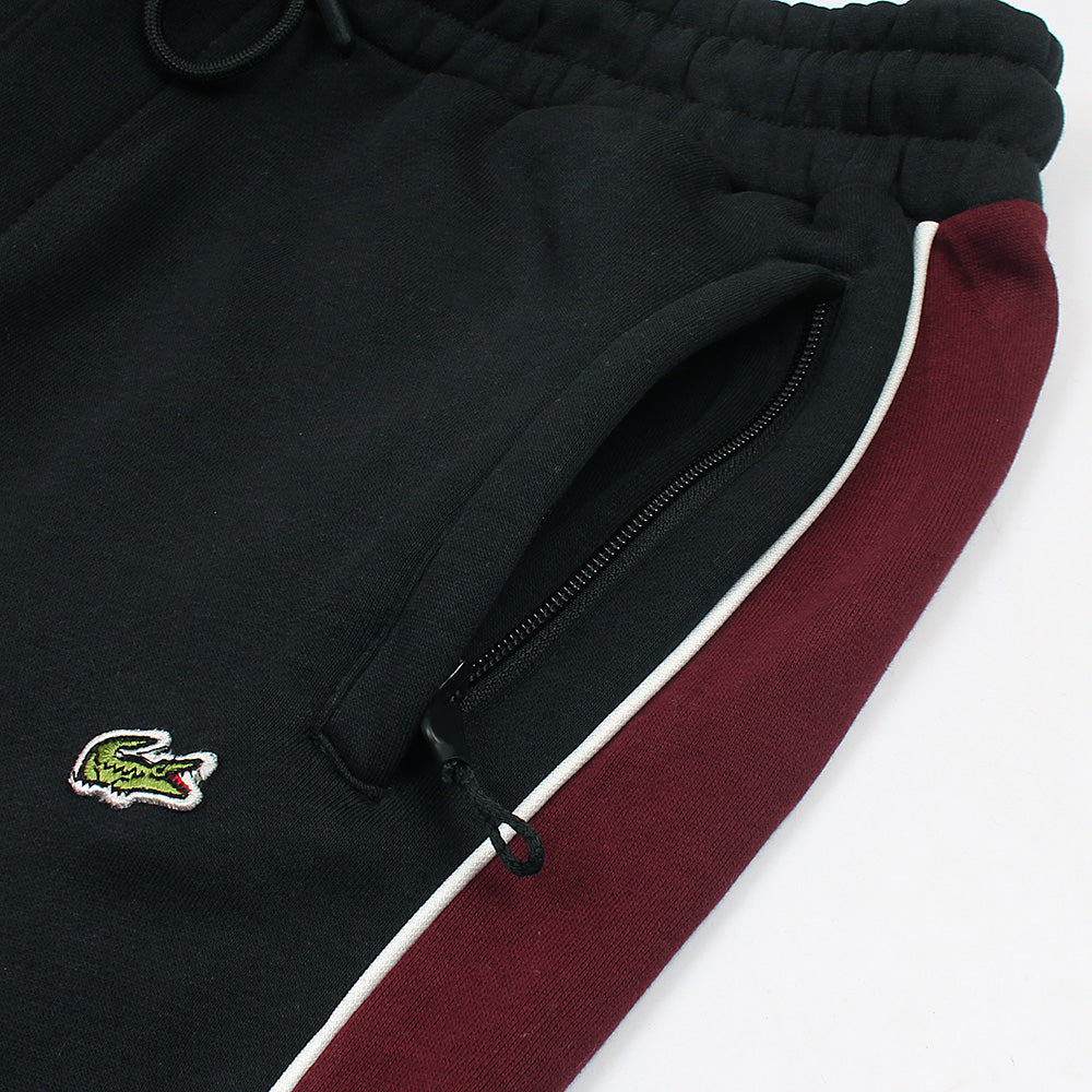 LCSTE Imported Cotton Fleece Tracksuit (Black&Maroon)