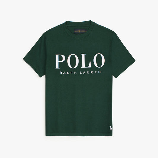 RL PREMIUM WAFFLE LOGO PONY T-SHIRT (GREEN)