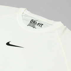 NKE Imported Mesh Shoulder Dri Fit T-Shirt (White)