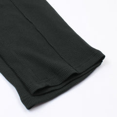 Z.A.R.A WAFFLE KNIT OVERSIZED SLIT TRACKSUIT (BLACK)