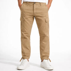 AE SIX POCKET REGULAR FIT CARGO TROUSER (CAMEL)
