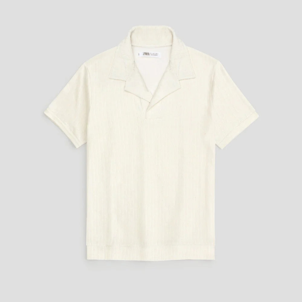 ZR PREMIUM MEN'S COTRISE POLO SHIRT (OFF-WHITE)