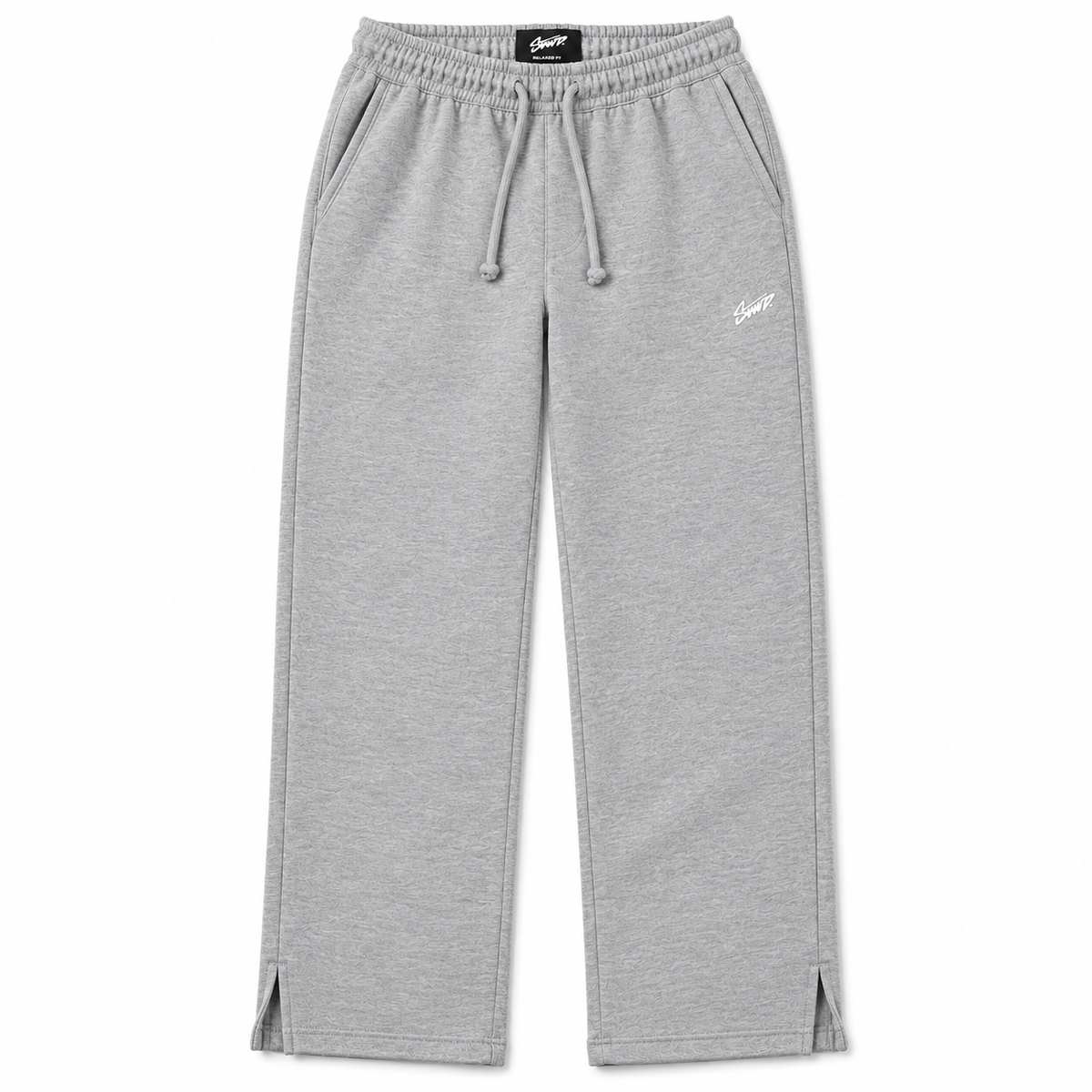 P&B SWD PREMIUM BAGGY FIT TROUSER (HEATHER GREY)