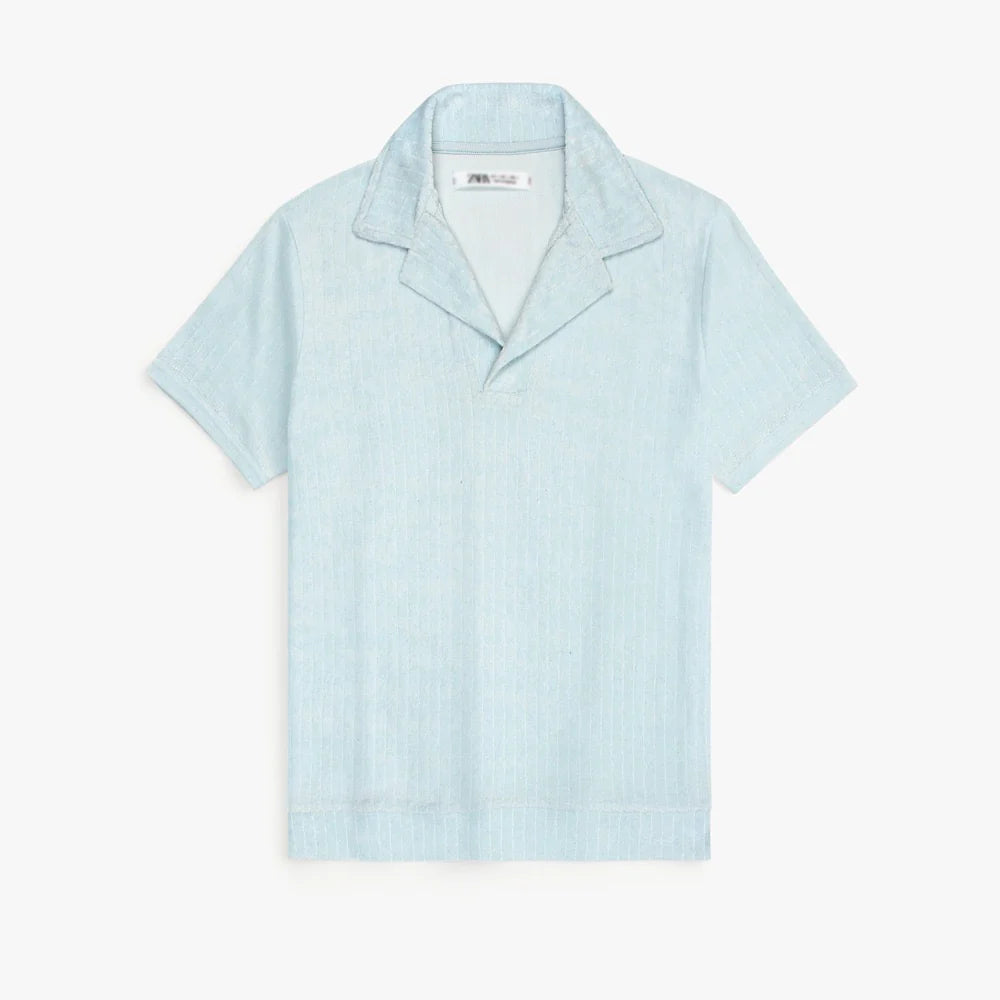 ZR PREMIUM MEN'S COTRISE POLO SHIRT (SKY BLUE)