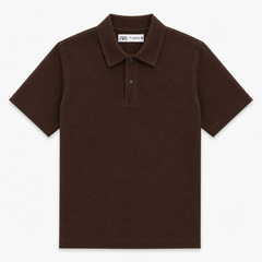 Z.A.R.A MONARCH POLO SHIRT (ESPRESSO BROWN)