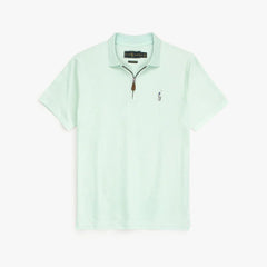 RL PREMIUM MEN'S MULTI ZIPPER POLO SHIRT (SEA GREEN)
