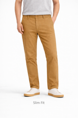 ZR12 PREMIUM SLIM FIT COTTON CHINO (MUSTARD)