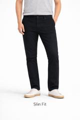 Z.A.R.A PREMIUM SLIM FIT COTTON CHINO (BLACK)
