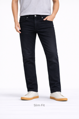 Z.A.R.A PREMIUM SLIM FIT DENIM JEANS (JET BLACK)
