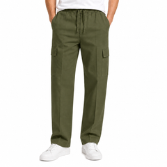 Z.A.R.A IMPORTED FOUR POCKET OVERSIZE TROUSER (OLIVE)