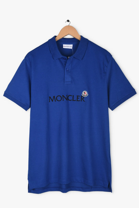 MNCLR Imported Embroidered Logo Polo Shirt (Royal Blue)
