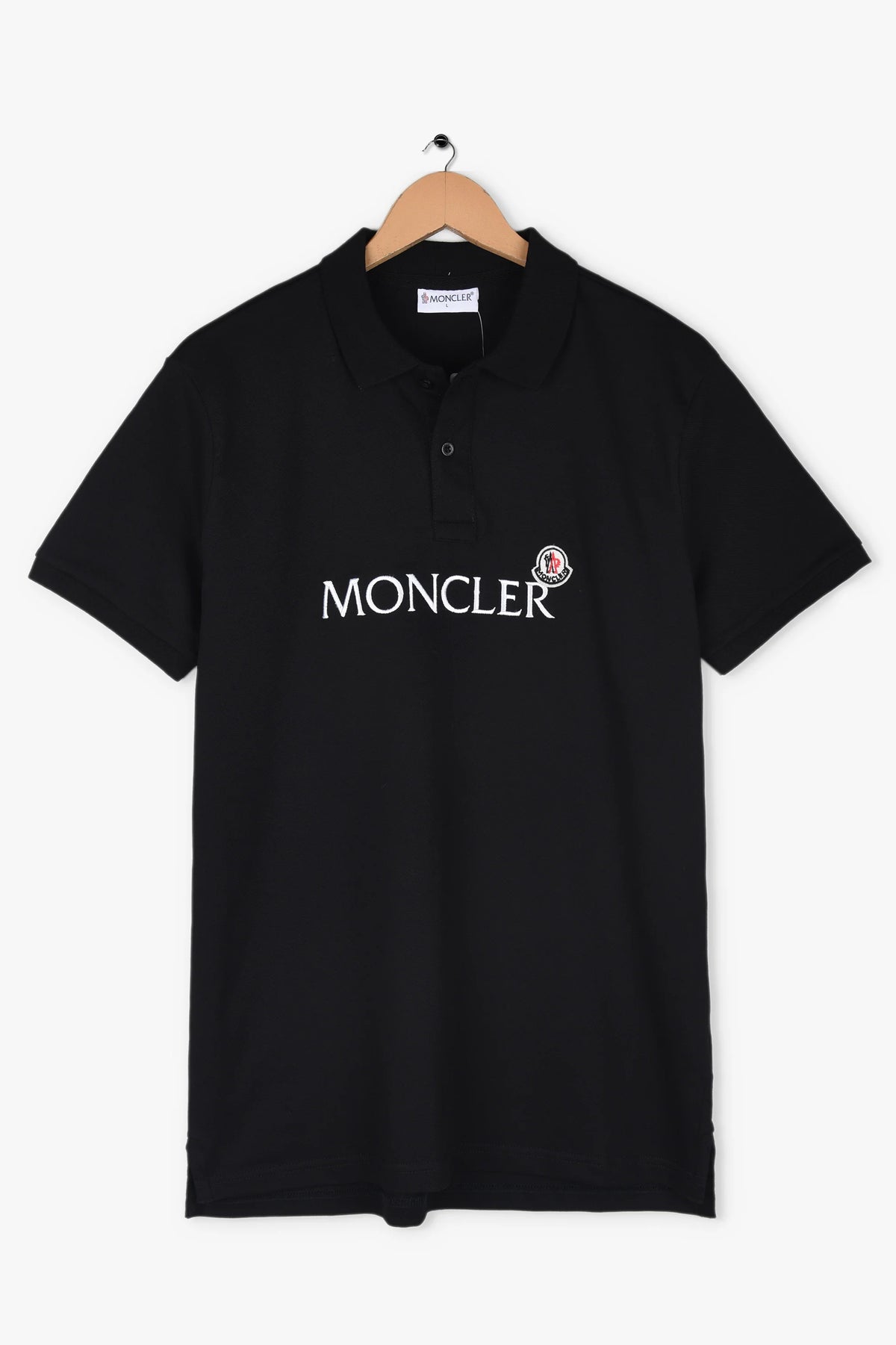 MNCLR Imported Embroidered Logo Polo (Black)