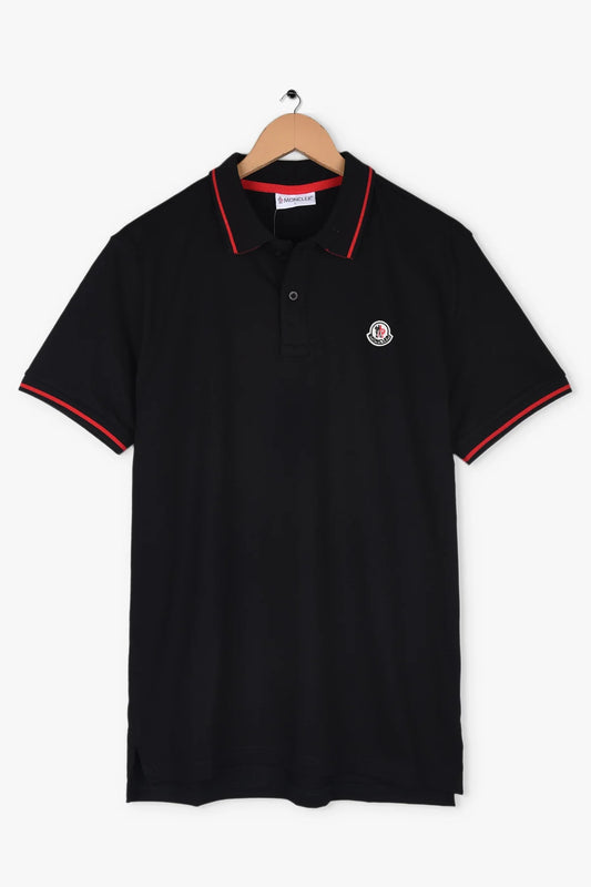 MNCLR Imported Tipping Polo Shirt (Black)
