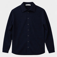 Z.A.R.A PREMIUM POLAR FLEECE BUTTON DOWN SHACKET (DARK NEAVY)